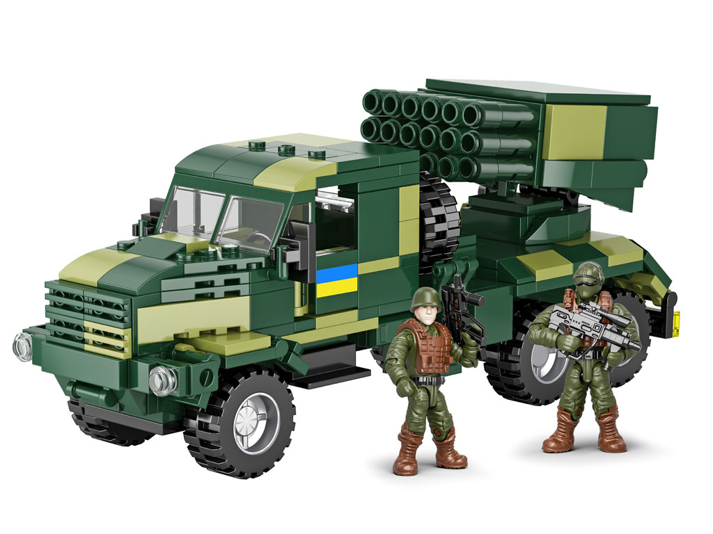 Конструктор військова машина БМ Град. Limo Toy KB 1133. 468 деталей