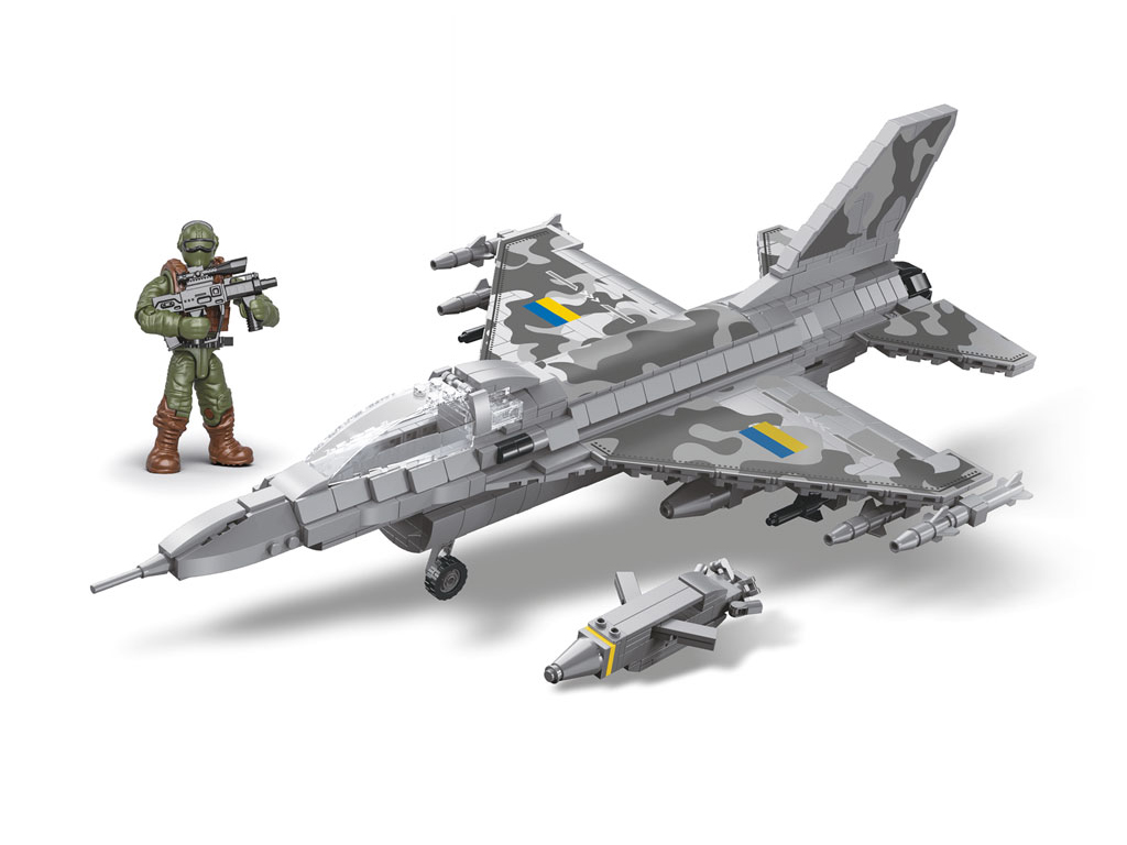 Конструктор військовий літак F16 & Storm Shadow. Limo Toy KB 1148. 777 деталей