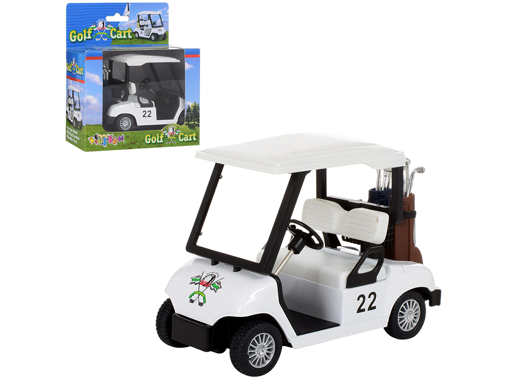 Машинка металлическая инерционная GOLF CART. Kinsmart KS 5105 W