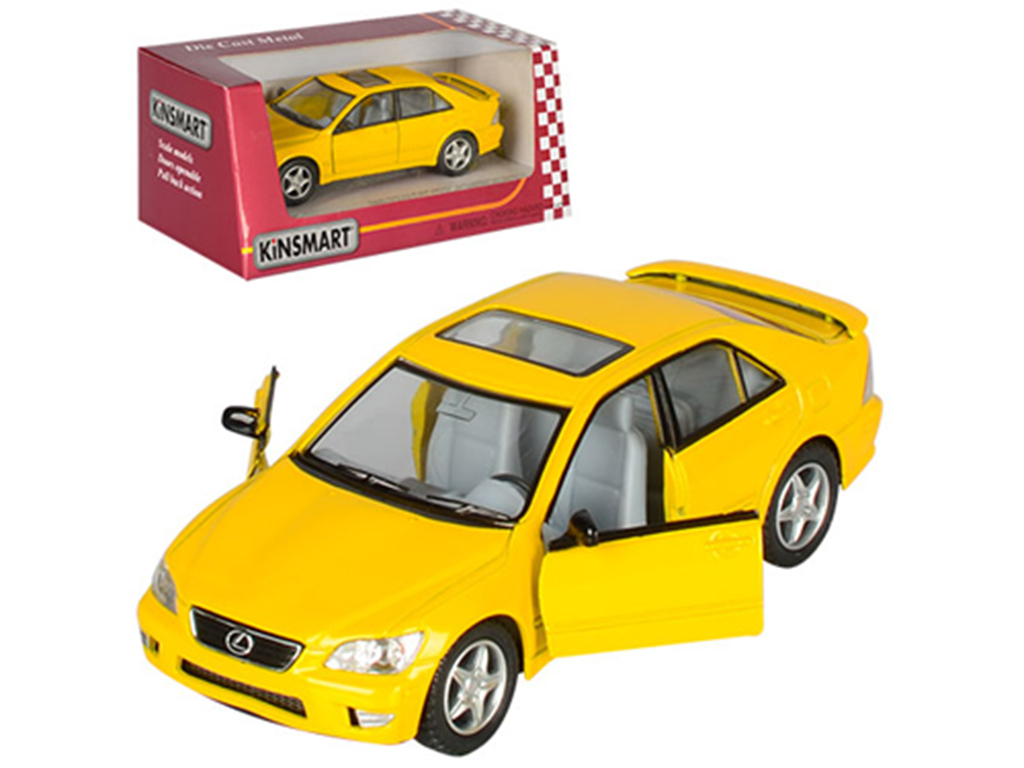 Машинка інерційна металева Lexus IS300, KT5046W, 12 см, відчиняються двері, Kinsmart