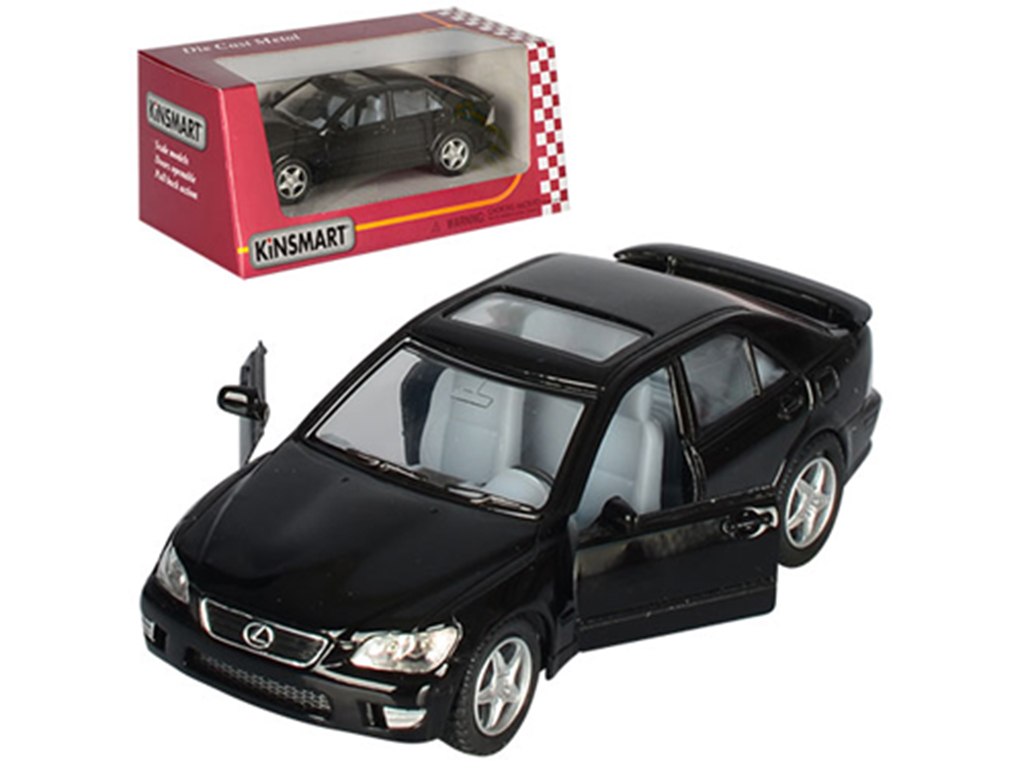 Машинка інерційна металева Lexus IS300, KT5046W, 12 см, відчиняються двері, Kinsmart