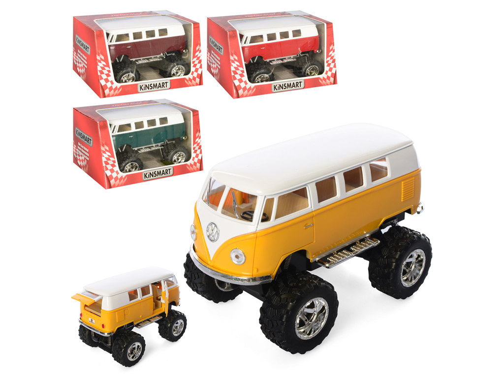 Машинка металева інерційна Volkswagen Classical Bus. Kinsmart KT 5060 WB