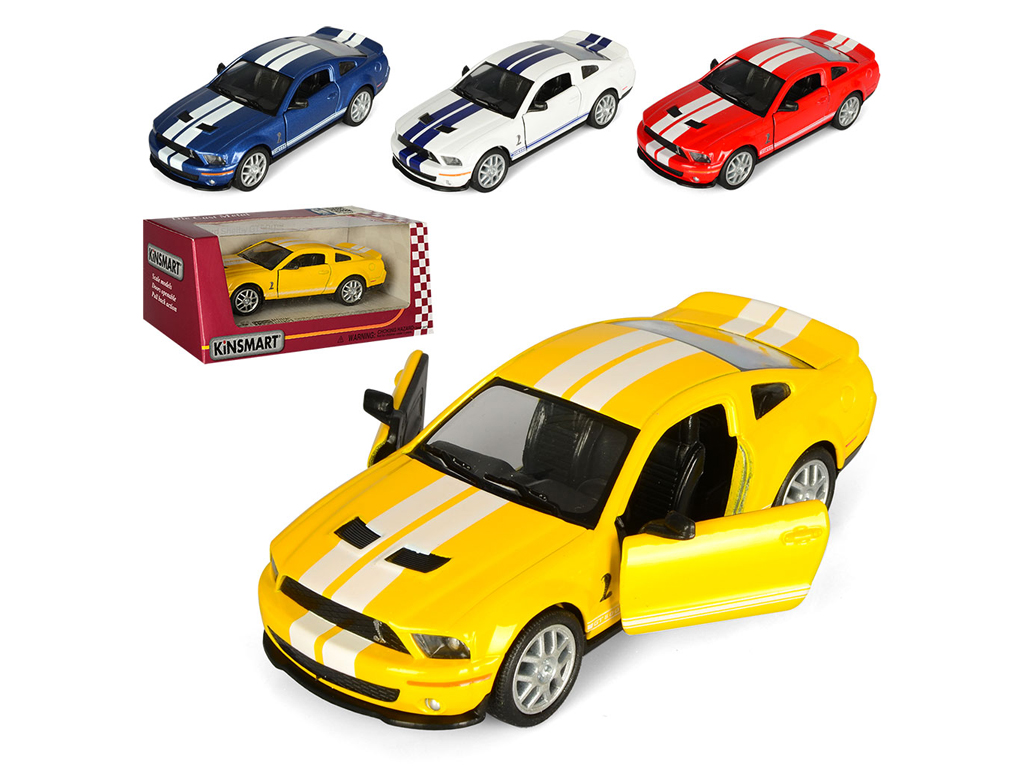 Машинка металлическая инерционная SHELBY GT500. Kinsmart KT 5310 W