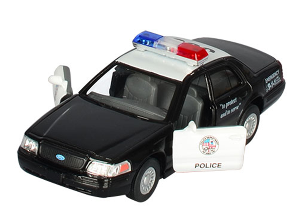 Машинка металева інерційна Ford Crown Victoria Police Interceptor Kinsmart KT5327W