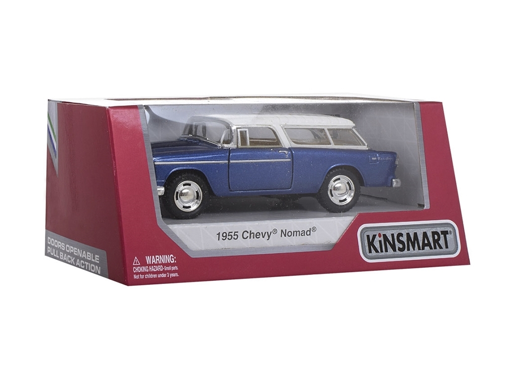 Машинка металлическая инерционная CHEVY NOMAD 1955. Kinsmart KT 5331 W