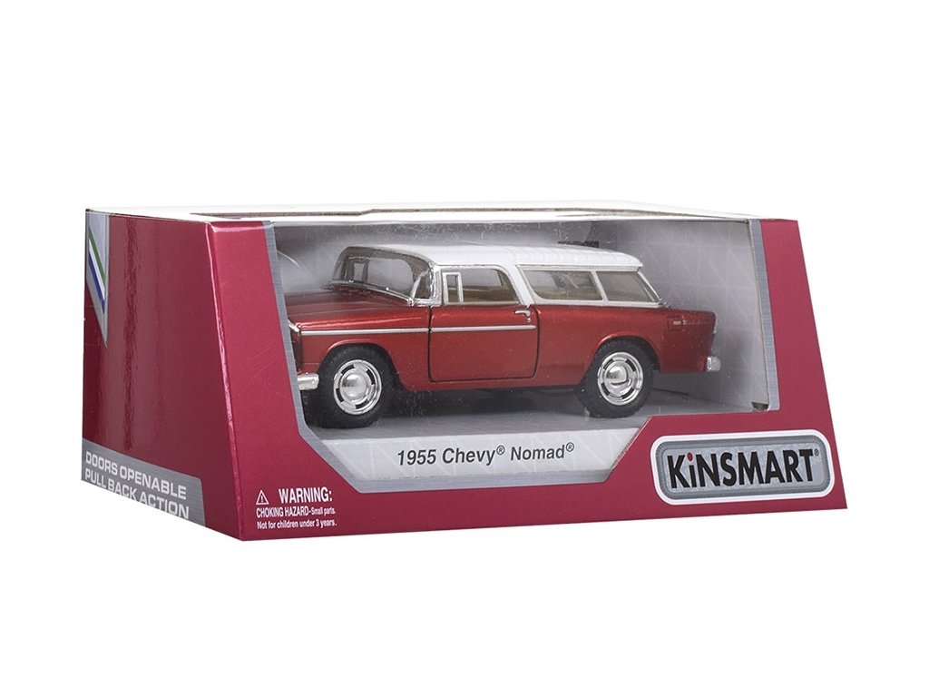 Машинка металлическая инерционная CHEVY NOMAD 1955. Kinsmart KT 5331 W