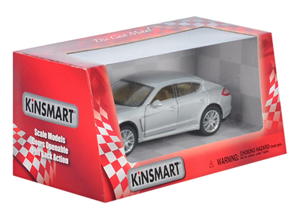 Машинка металлическая инерционная PORSHE PANAMERA. Kinsmart KT 5347 W