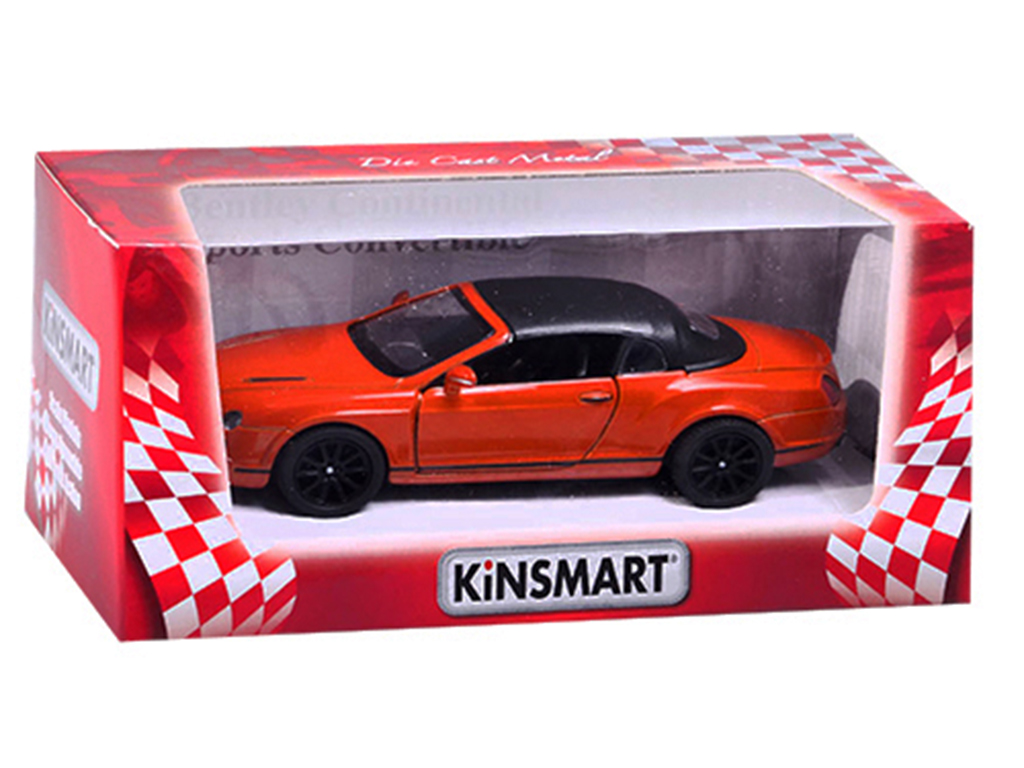 Машинка металлическая инерционная BENTLEY CONTINENTAL SUPERSPORTS 2010. Kinsmart KT 5353 W