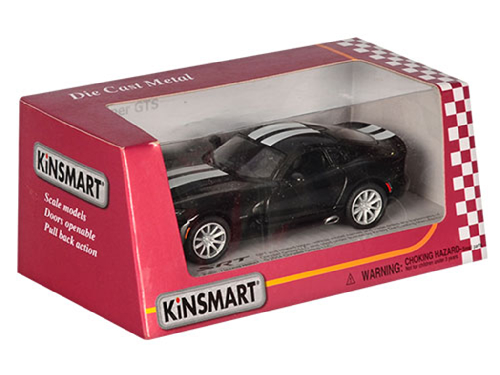 Машинка інерційна металева Dodge 2013 SRT Viper GTS, 12,5 см, відкриваються двері, Kinsmart