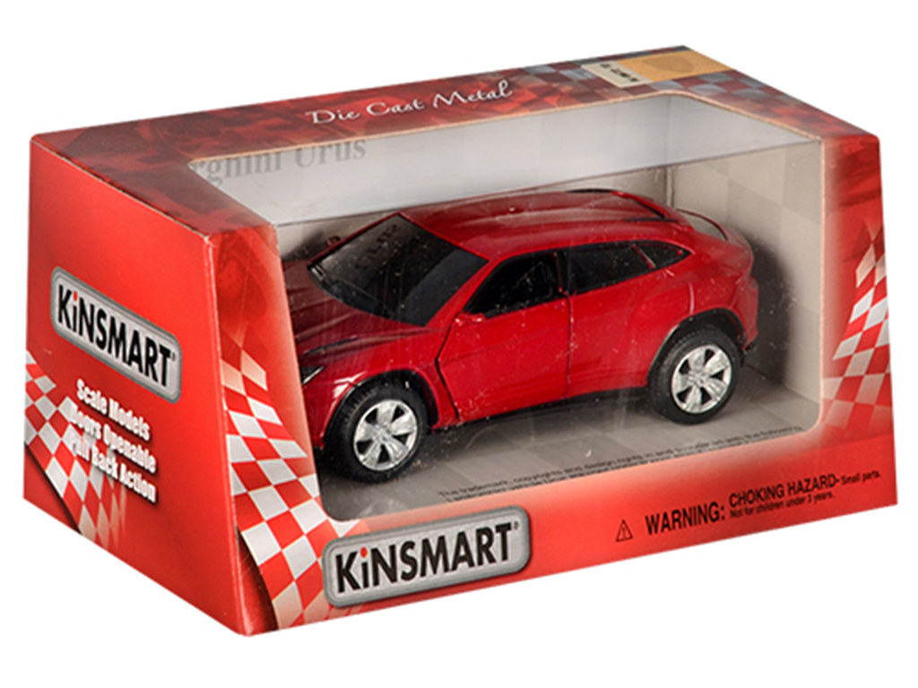Машинка металева інерційна LAMBORGHINI URUS. Kinsmart KT 5368 W