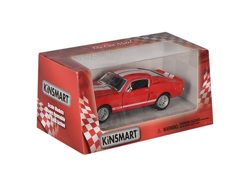 Машинка металева інерційна 1967 SHELBY GT-500. Kinsmart KT 5372 W