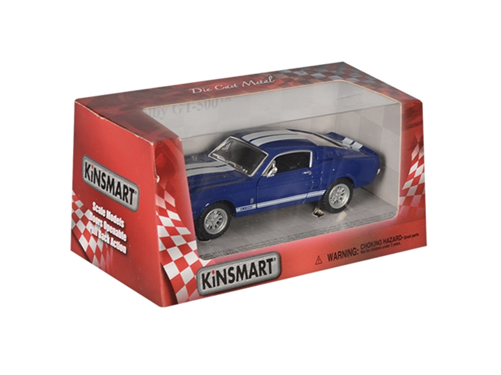 Машинка металева інерційна 1967 SHELBY GT-500. Kinsmart KT 5372 W