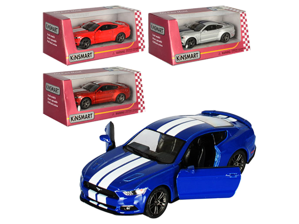 Машинка металлическая инерционная 2015 FORD MUSTANG GT. Kinsmart KT 5386 WF