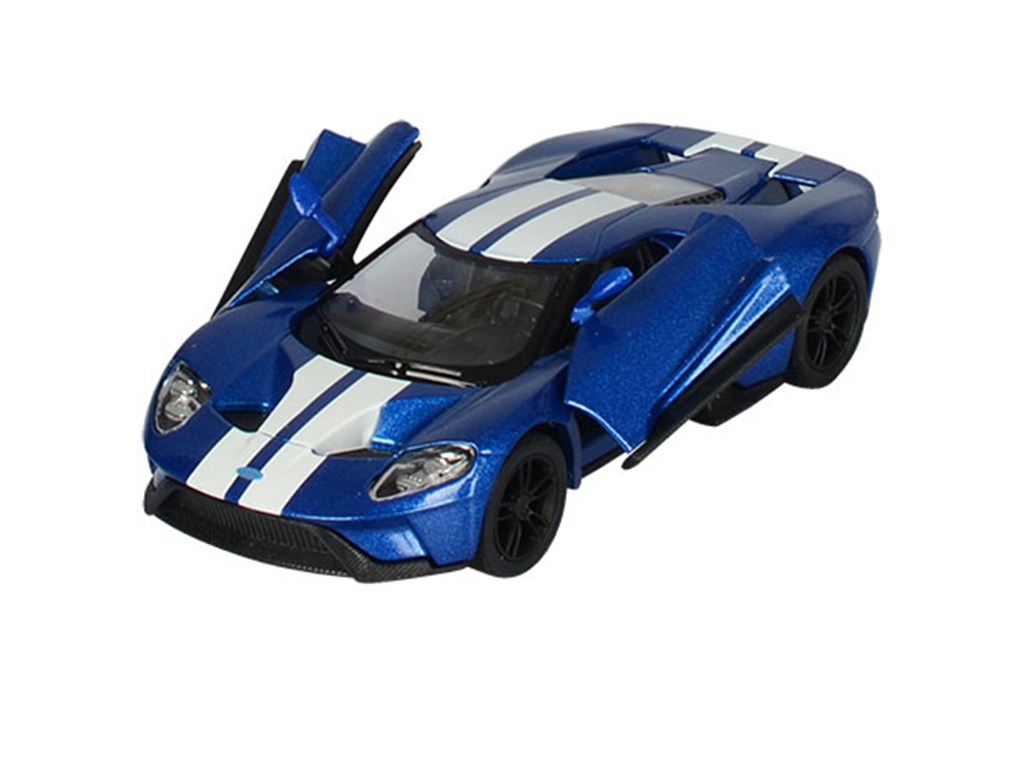 Машинка інерційна металева Ford GT 2017, KT5391WF, 12,5 см, відкриваються двері, Kinsmart