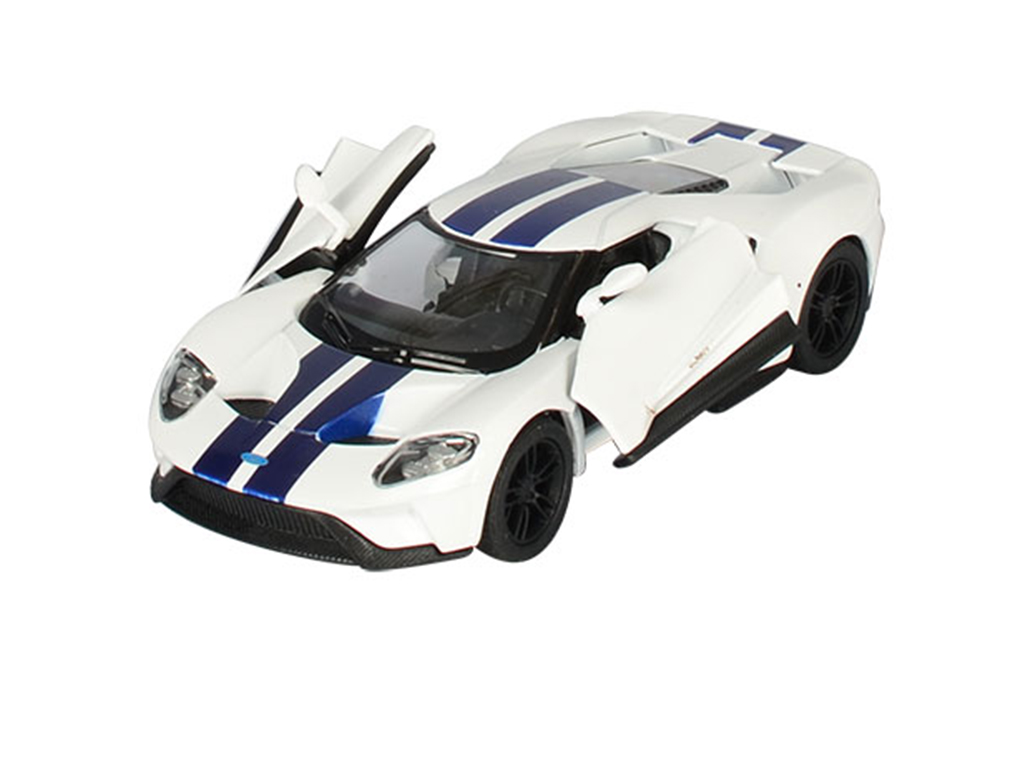 Машинка інерційна металева Ford GT 2017, KT5391WF, 12,5 см, відкриваються двері, Kinsmart