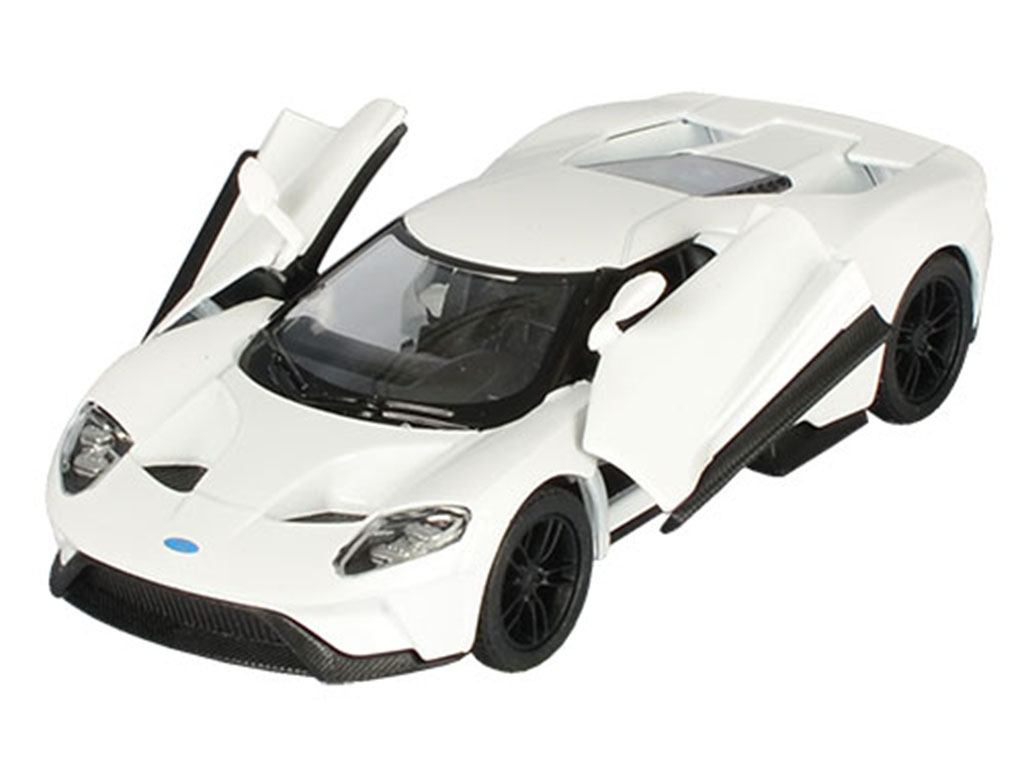 Машинка інерційна металева Ford GT 2017, 12 см, відкриваються двері, Kinsmart