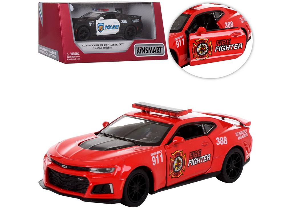 Машинка металева інерційна Chevrolet Camaro ZL1. Kinsmart KT 5399 WPR