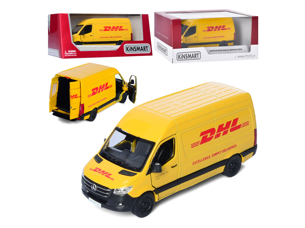 Машинка металева інерційна Mercedes-Benz Sprinter. Kinsmart KT5429W