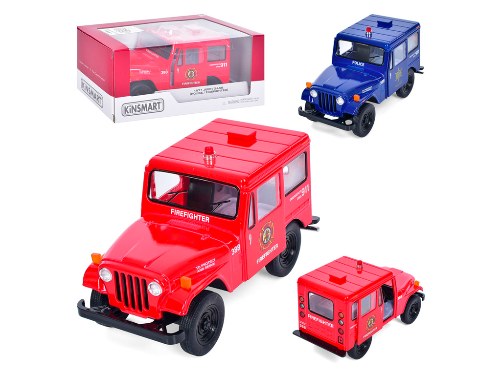Джип металевий інерційний 1971 Jeep DJ-5B. Kinsmart KT5433WPR