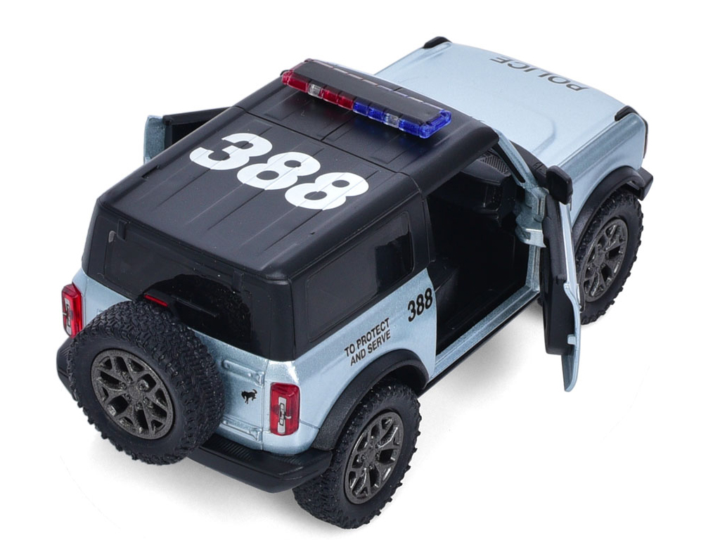 Машинка металева інерційна 2022 Ford Bronco Police. Kinsmart KT5438WPR