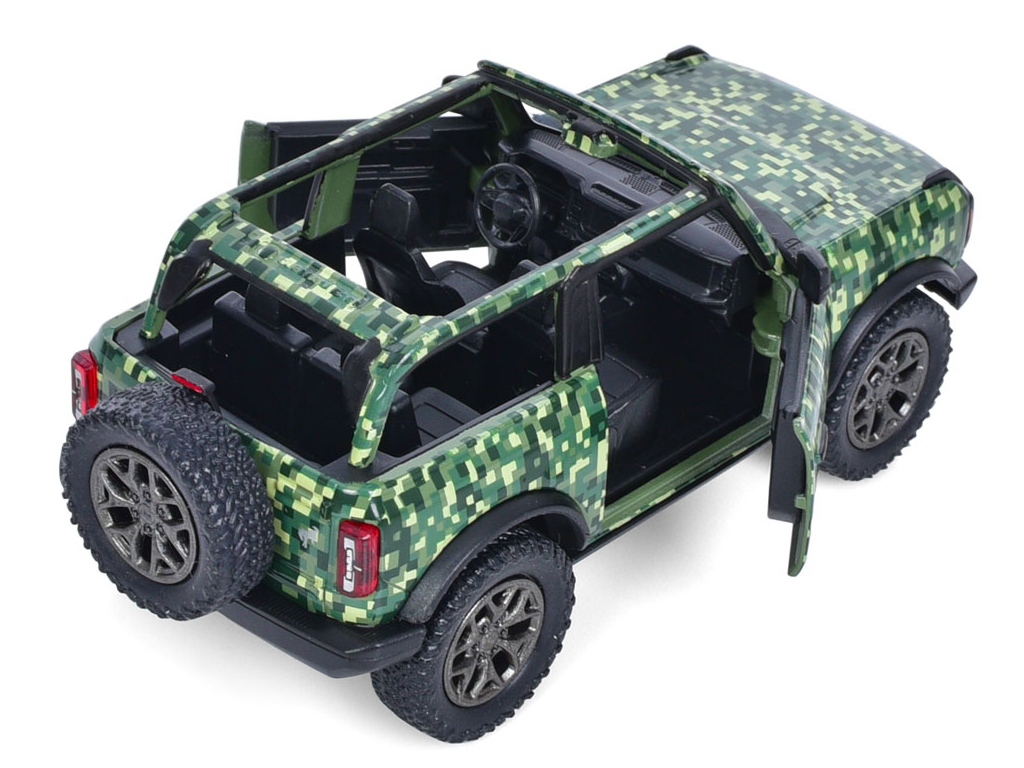 Машинка металева інерційна Джип Ford 2022 Bronco Camo Edition. Kinsmart KT5445WA