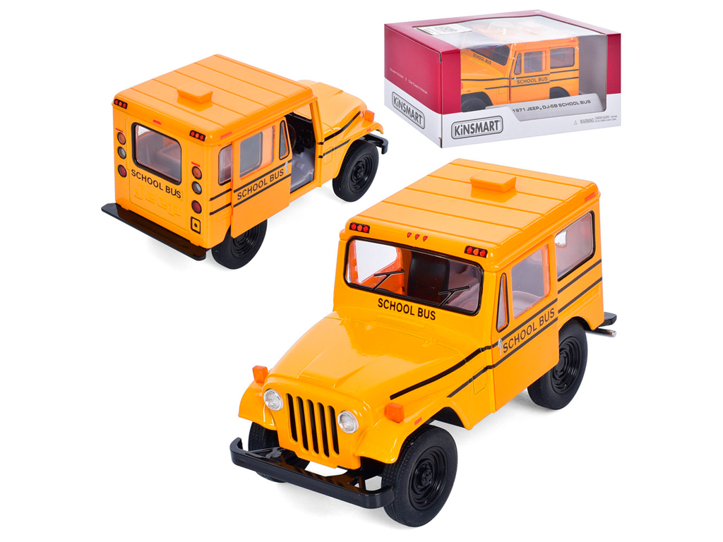 Джип металевий інерційний 1971 Jeep DJ-5B. Kinsmart KT5446W