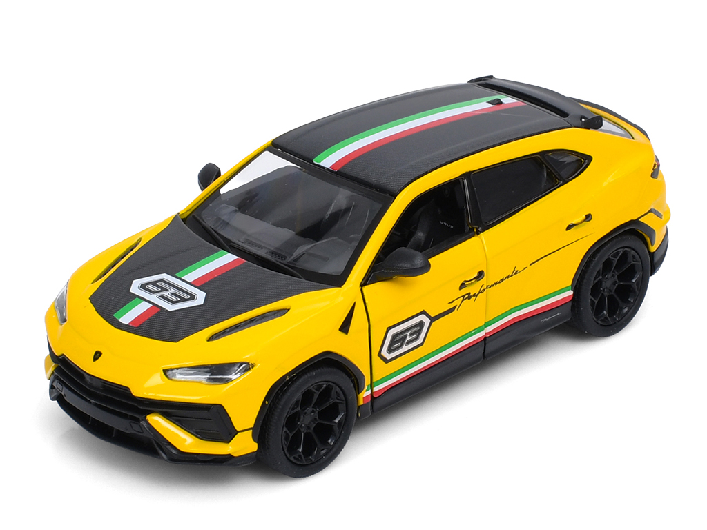 Джип металевий інерційний Lamborghini Urus Performante 12,5см, Kinsmart KT5447WF
