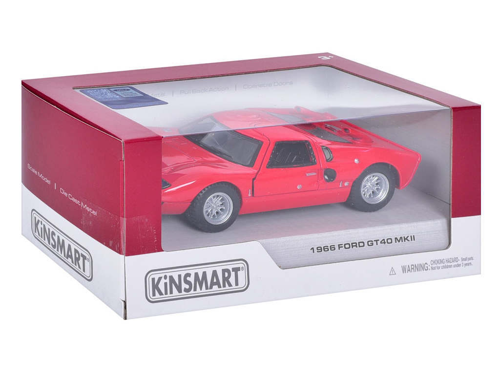 Машинка инерционная металлическая Ford KT5450W, 13 см, открываются двери, Kinsmart