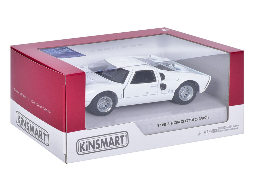 Машинка инерционная металлическая Ford KT5450W, 13 см, открываются двери, Kinsmart