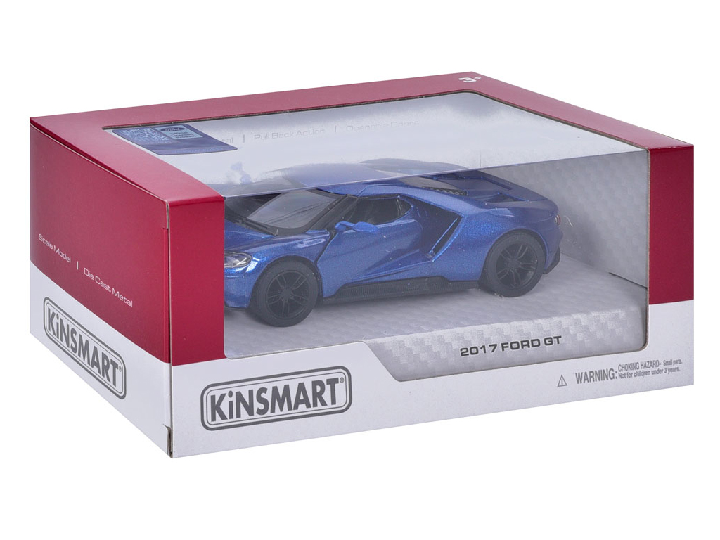 Машинка инерционная металлическая Ford KT5450W, 13 см, открываются двери, Kinsmart