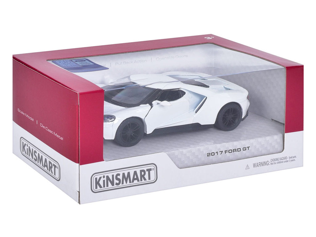 Машинка инерционная металлическая Ford KT5450W, 13 см, открываются двери, Kinsmart