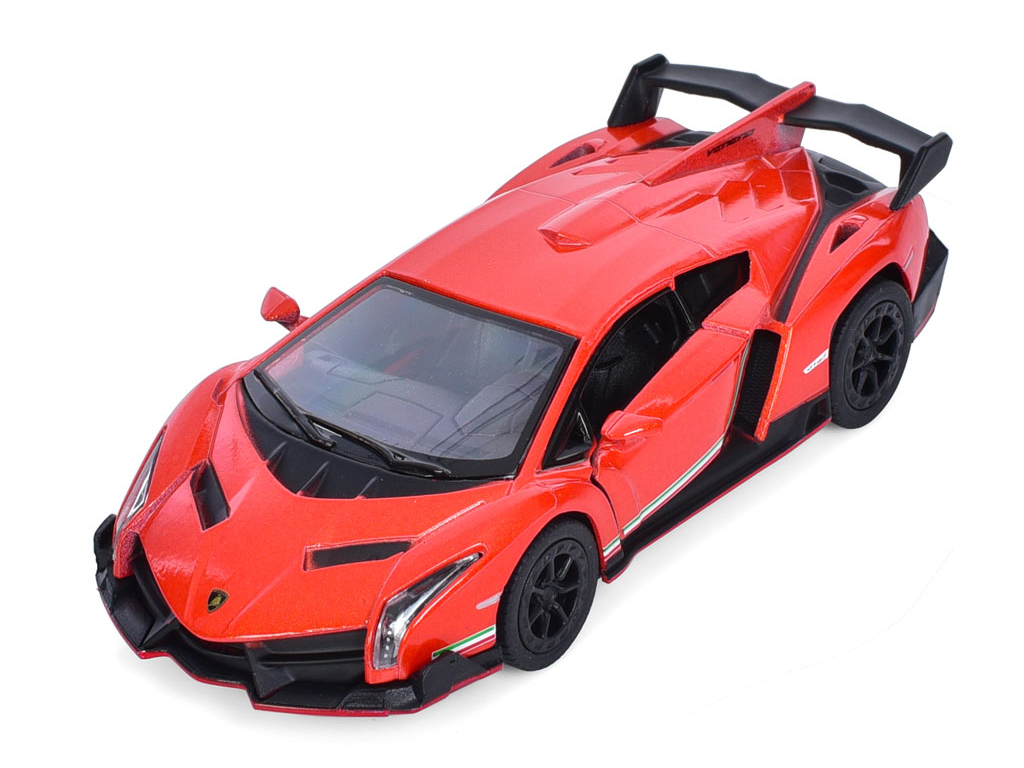 Машинка інерційна металева Lamborghini, KT5452W, 13 см, відчиняються двері, Kinsmart