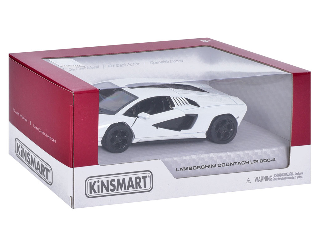 Машинка інерційна металева Lamborghini, KT5452W, 13 см, відчиняються двері, Kinsmart