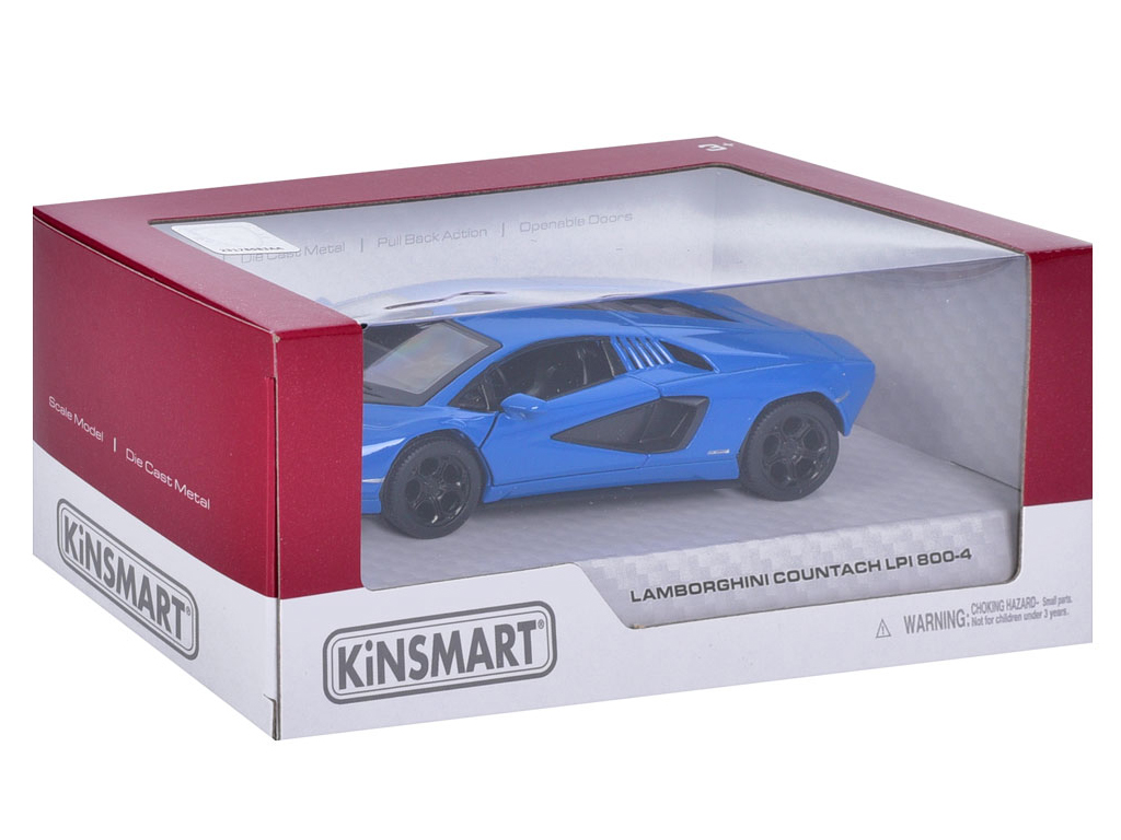 Машинка інерційна металева Lamborghini, KT5452W, 13 см, відчиняються двері, Kinsmart