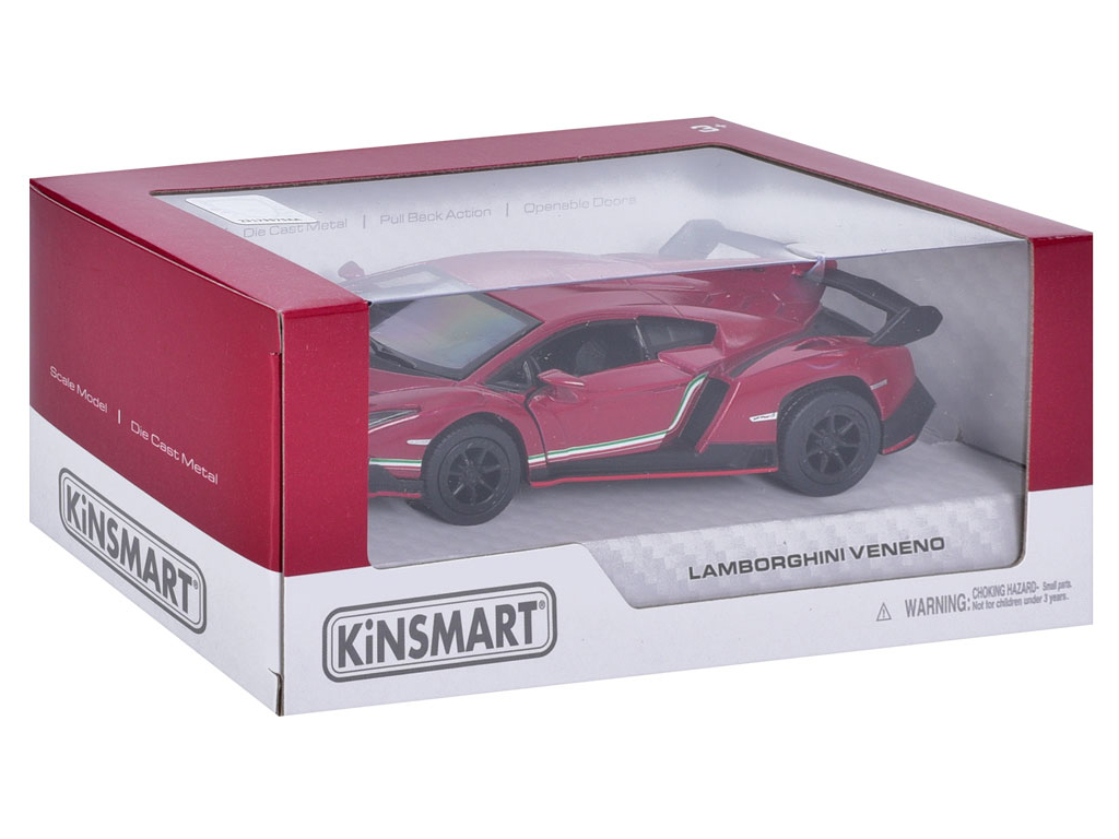 Машинка інерційна металева Lamborghini, KT5452W, 13 см, відчиняються двері, Kinsmart