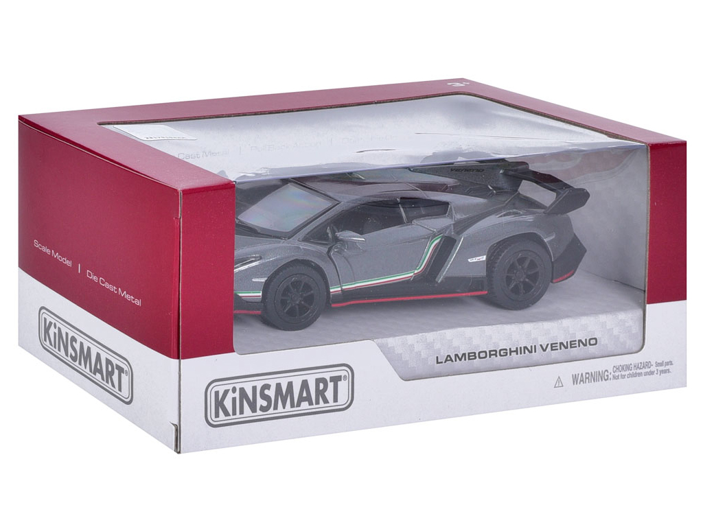 Машинка інерційна металева Lamborghini, KT5452W, 13 см, відчиняються двері, Kinsmart
