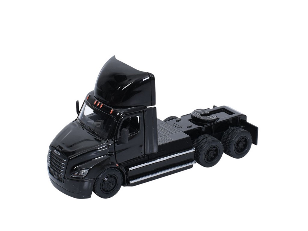 Тягач инерционный 12 см, открывающаяся дверь, 4 цвета, Kinsmart KT5466W