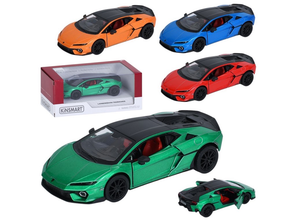 Машинка инерционная KT5482W 12 см, открывающая дверь, 4 цвета (цена за 1шт) Kinsmart