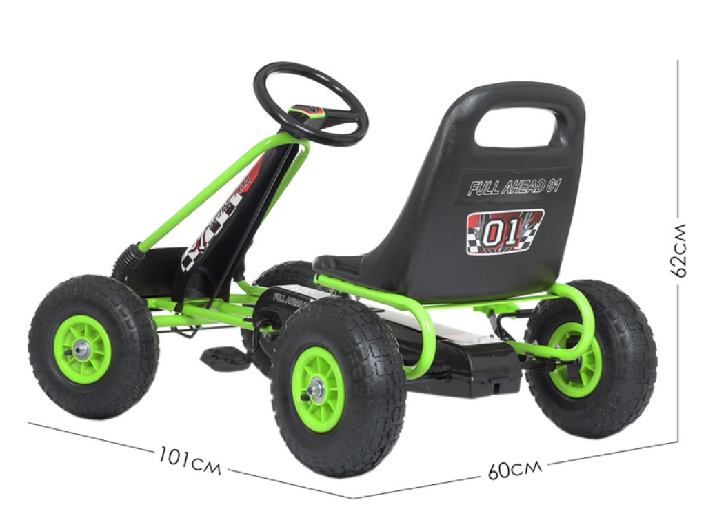 Карт залізний педальний. Bambi kart M 0645 (2) -5