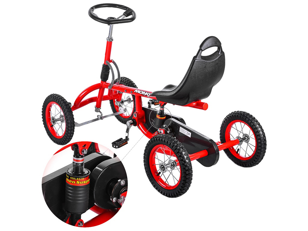 Карт залізний педальний. Bambi kart M 1697-3-2
