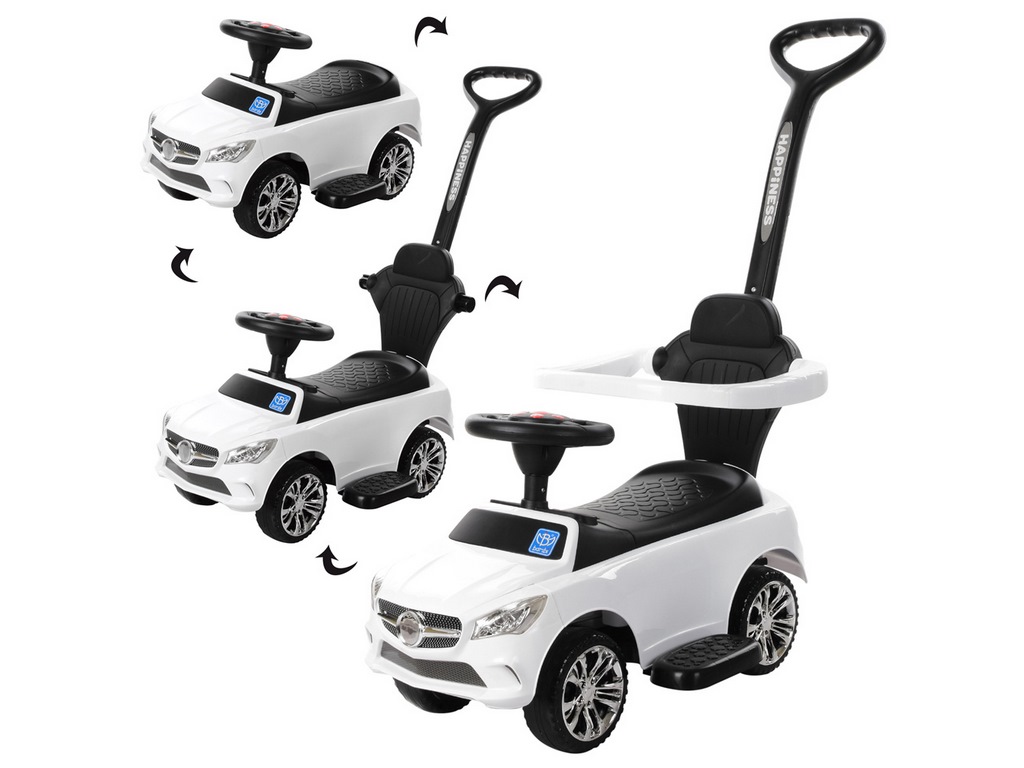 Каталка-толокар з батьківською ручкою 2в1. Bambi M 3503C-1