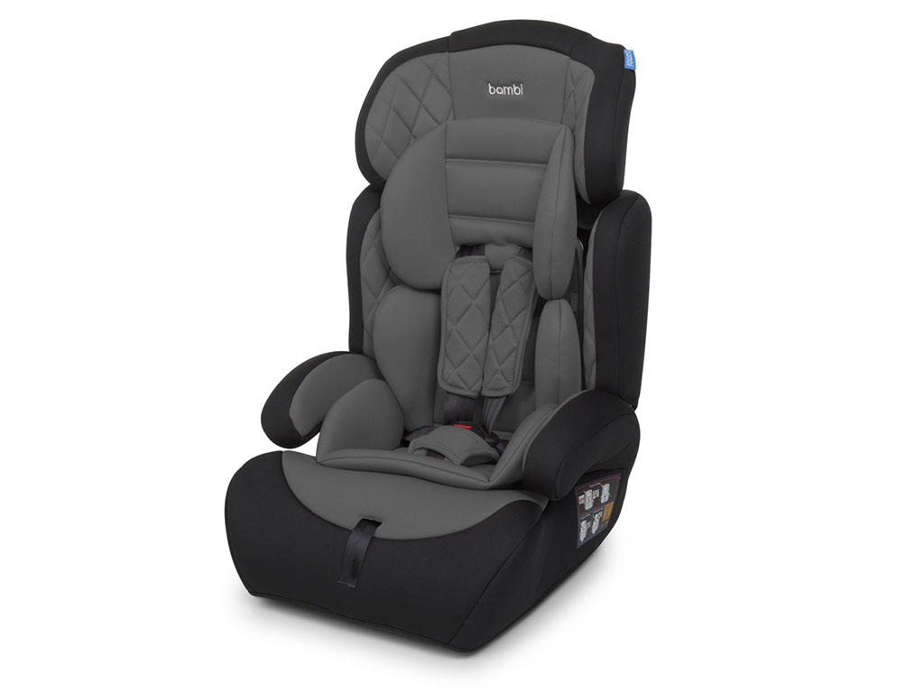 Автокрісло дитяче 2в1. Bambi M 3546 Gray