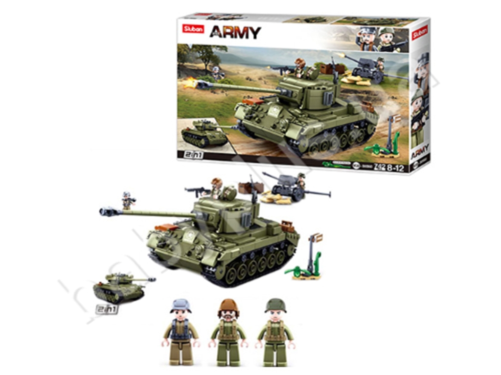 Конструктор Военный. B0860. 742 детали
