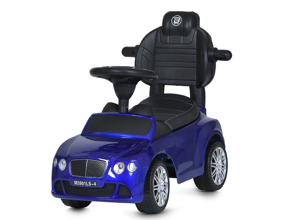 Каталка-толокар із батьківською ручкою 2в1. Bambi Racer M 3901LS-4