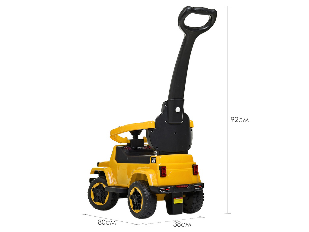 Каталка-толокар із батьківською ручкою 2в1. Bambi M 4288-6