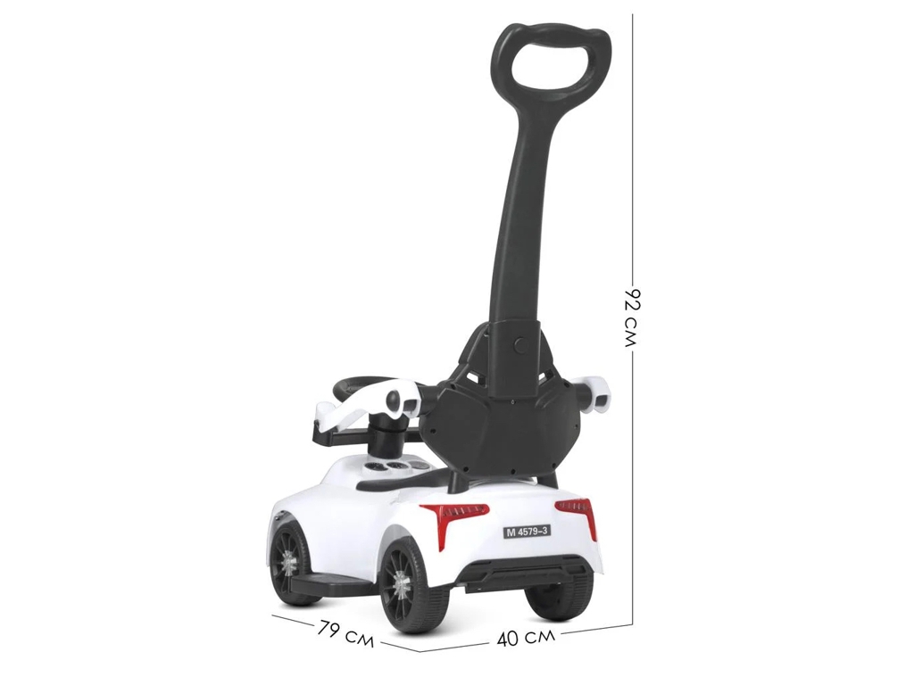 Каталка-толокар з батьківською ручкою. Bambi Racer M 4579-1