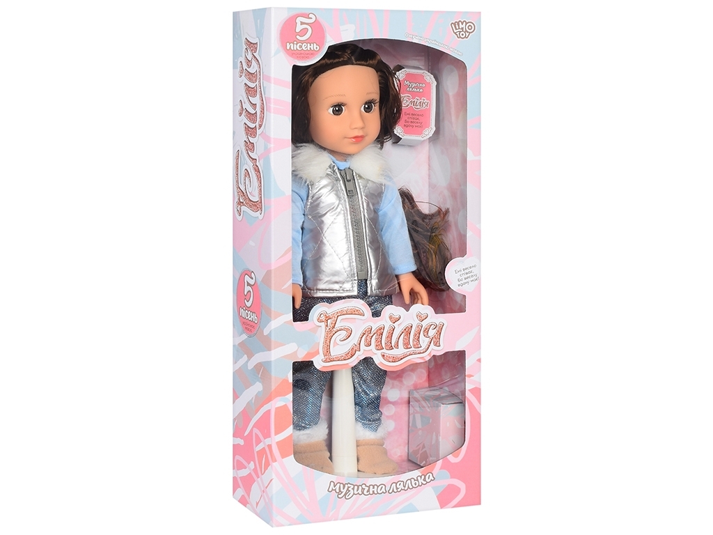 Лялька музична Limo Toy M4730 UA, 43 см, говорить українською, з підставкою