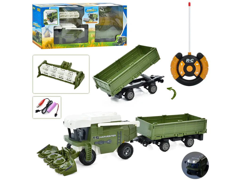 Комбайн на радіокеруванні 21 см. Limo Toy M 4953
