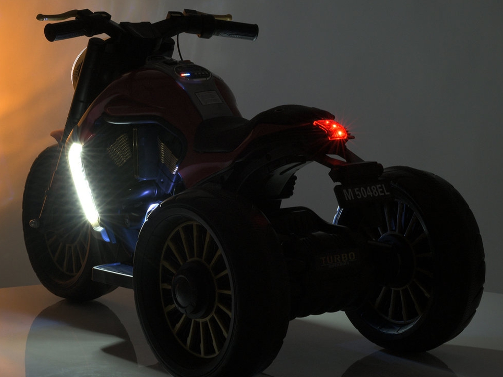 Дитячий електромотоцикл Bambi Racer M 5048EL-8, 2х25W, 1х12V/9AH, MP3, USB, Bluetooth, TF