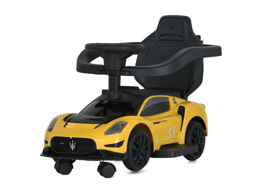 Каталка-толокар із батьківською ручкою Maserati 2в1. M5106-6